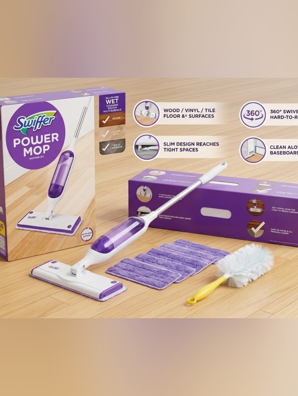 Swiffer All-In-One Wet Cleaning Mop